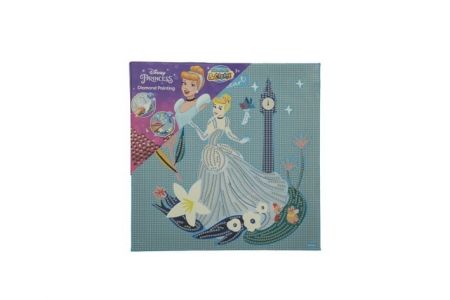 Diamantové malování na plátno Popelka XL 29x29 cm