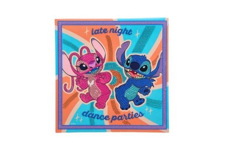 Diamantové malování na plátno Stitch XL 29x29 cm