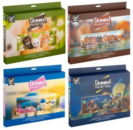 Diamantové malování 75x25 cm