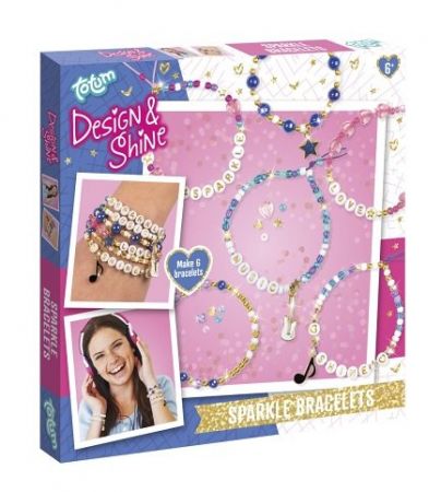 Sada na výrobu třpytivých náramků