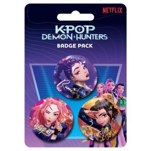 K-pop Demon Hunters set 3 odznaků