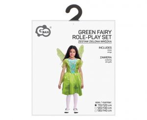 Kostým Zelená víla 110/120 cm