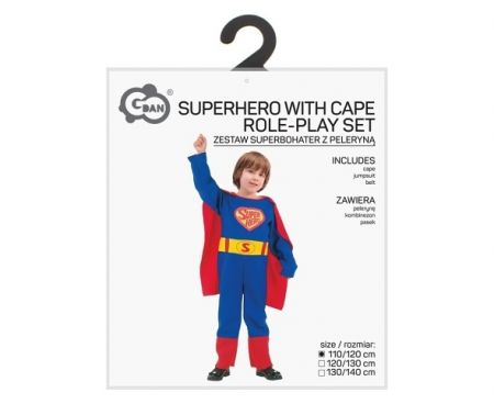 Kostým Superhrdina velikost 110/120 cm