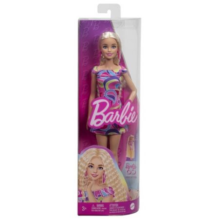 Barbie Modelka - pestrobarevné šaty