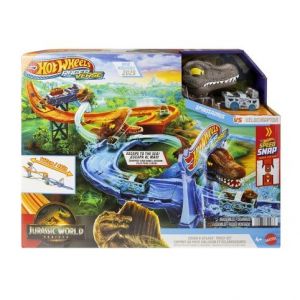 Hot Wheels Závodní dráha Jurassic World Crash &amp; Splash