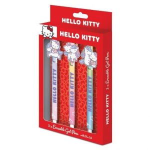 Hello Kitty set gumovacích gelových per, 3 ks