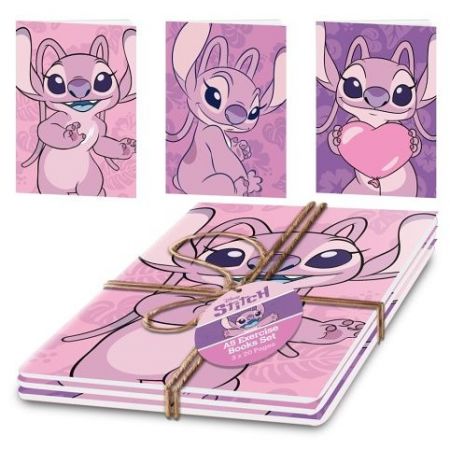Lilo a Stitch set sešitů A5 - Angel, 3 ks