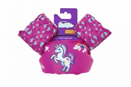 Vesta jednorožec s rukávky dětská plovací