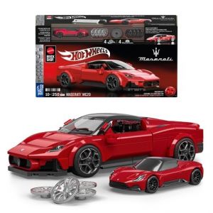 Mattel Brick Shop sestavitelný model Hot Wheels - Maserati