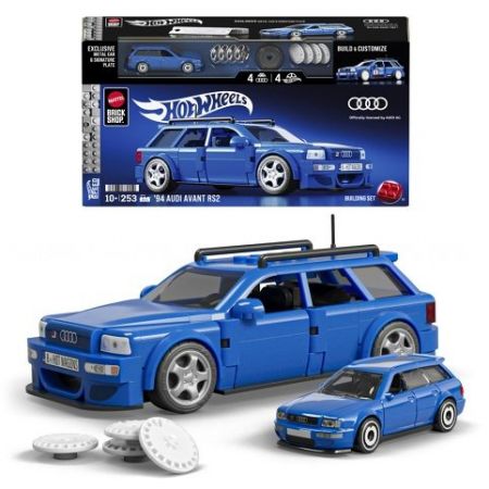 Mattel Brick Shop sestavitelný model Hot Wheels - &sbquo;94 Audi Avant RS2