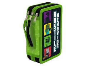 Minecraft třípatrový penál naplněný Hostil Behavior