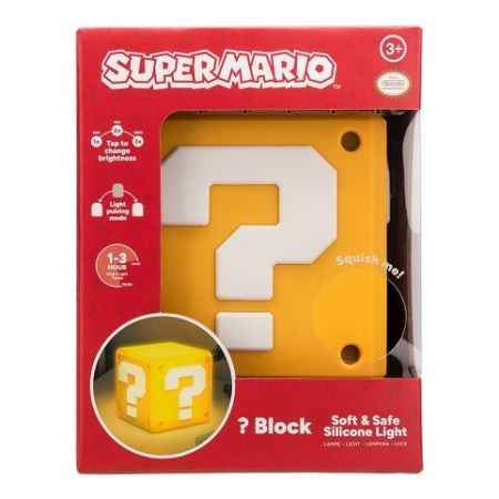 Super Mario světlo SquishyGlo Question blok
