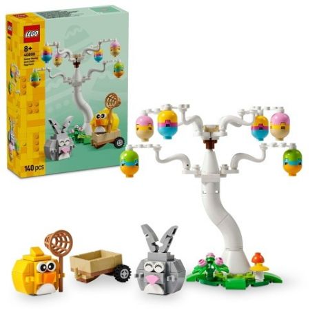 LEGO® 40808 Iconic Velikonoční zajíček, kuřátko a sběr vajíček