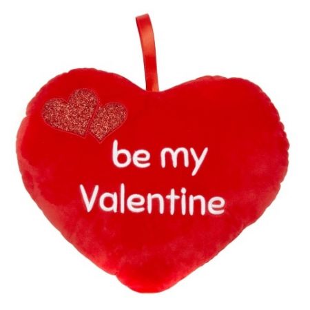 Plyšové Valentýnské srdce 33 cm
