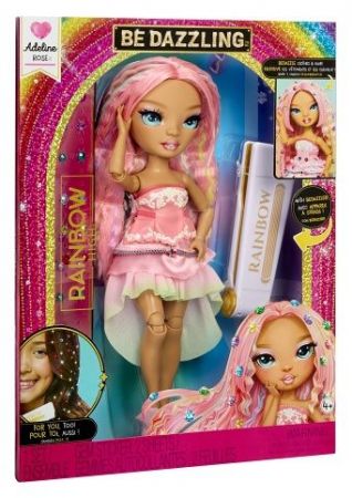 Rainbow High Be Dazzling Fashion panenka - Adeline Rose růžová