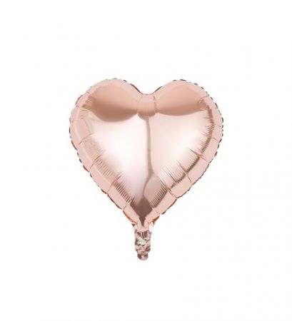 Fóliový balónek Srdce přírodní