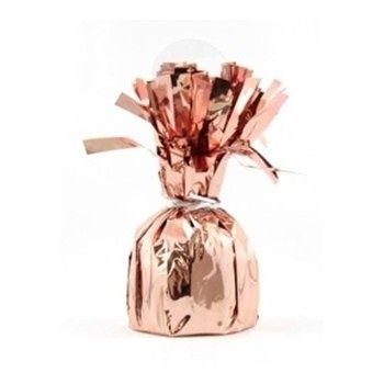 Závaží na fóliové balónky růžovo-zlaté