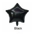 Fóliový balónek Hvězda černá