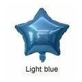 Fóliový balónek Hvězda světle modrá