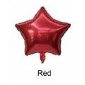Fóliový balónek Hvězda červená