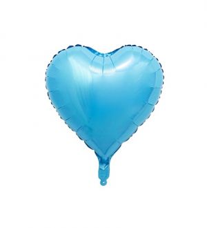Fóliový balónek Srdce světle modrá