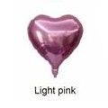 Fóliový balónek Srdce světle růžová