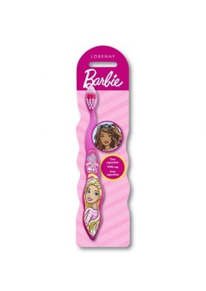 Zubní kartáček Barbie s krytem