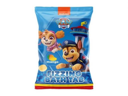 Šumivá tableta do koupele Tlapková patrola 40 g mango