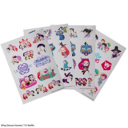 K-pop Demon Hunters samolepky