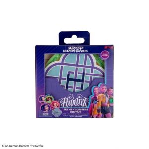K-pop Demon Hunters set 4 podtácků (Huntrix)