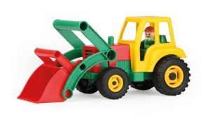 Aktivní traktor se lžící