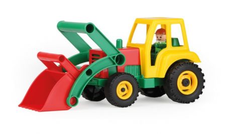 Aktivní traktor se lžící