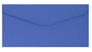 Ozdobné obálky Smooth - DL, 120 g/m2, chrpové, 10 ks