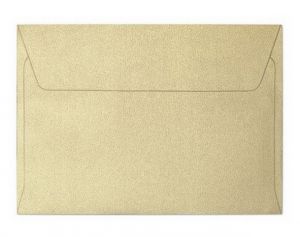 Ozdobné obálky Pearl - C6, 120 g/m2, perleťové,zlaté, 10 ks                         