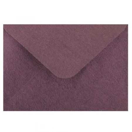 Obálka C6 11,2x15,8 cm metalická s ražbou, fialová