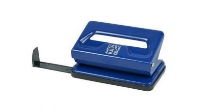 Děrovačka, na 12 listů, SAX "128s", modrá