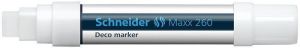 Křídový popisovač "Maxx 260", bílá, 2-15mm, tekutý, SCHNEIDER