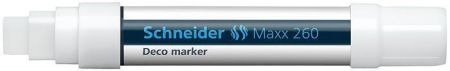 Křídový popisovač "Maxx 260", bílá, 2-15mm, tekutý, SCHNEIDER