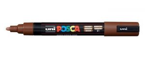 Decor marker, 0,9-1,3 mm, UNI "Posca", brown