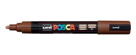 Decor marker, 0,9-1,3 mm, UNI "Posca", brown