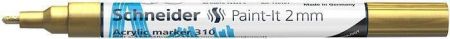Akrylový popisovač "Paint-It 310", zlatá, 2 mm, SCHNEIDER