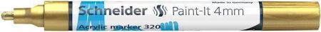 Akrylový popisovač "Paint-It 320", zlatá, 4 mm, SCHNEIDER