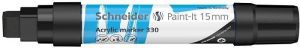Akrylový popisovač "Paint-It 330", černá, 15 mm, SCHNEIDER