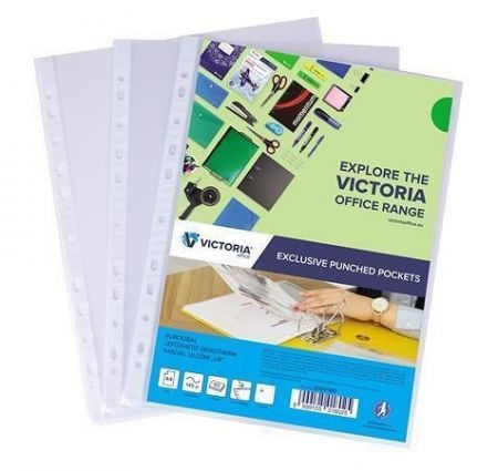 Euroobal, lesklý, A4, 145 micronů, VICTORIA, 50 kusů