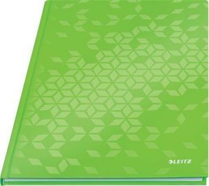 Zápisník "Wow", zelená, linkovaný, A4, tvrdé desky, 80 listů, LEITZ