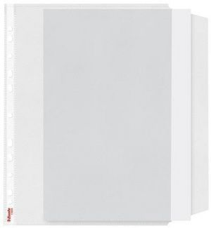 Euroobaly s chlopní, čirá, A4, 100 mikronů, pomerančový povrch, ESSELTE