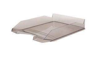 Odkladač, transparentní, kouřový, plastový, VICTORIA