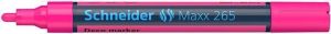 Křídový popisovač "Maxx 265", růžová, 2-3mm, tekutý, SCHNEIDER