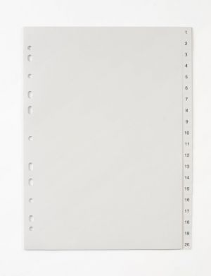 Rozdružovač 1-20 A4 PP 120my