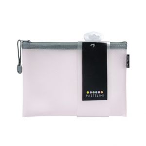 Obálka se zipem síťovaná A5 PASTELINI růžová 